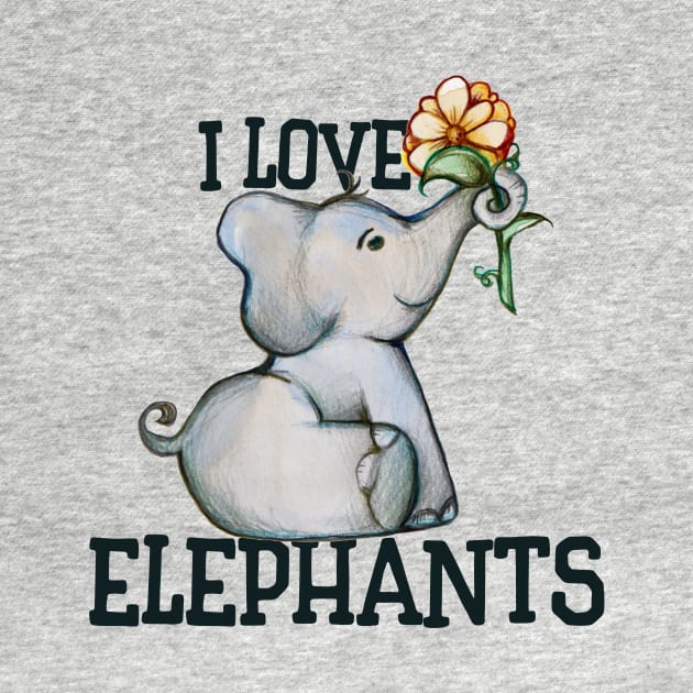 I love elephants by bubbsnugg